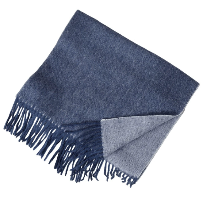 Solid Wool Fringe Scarf view 5