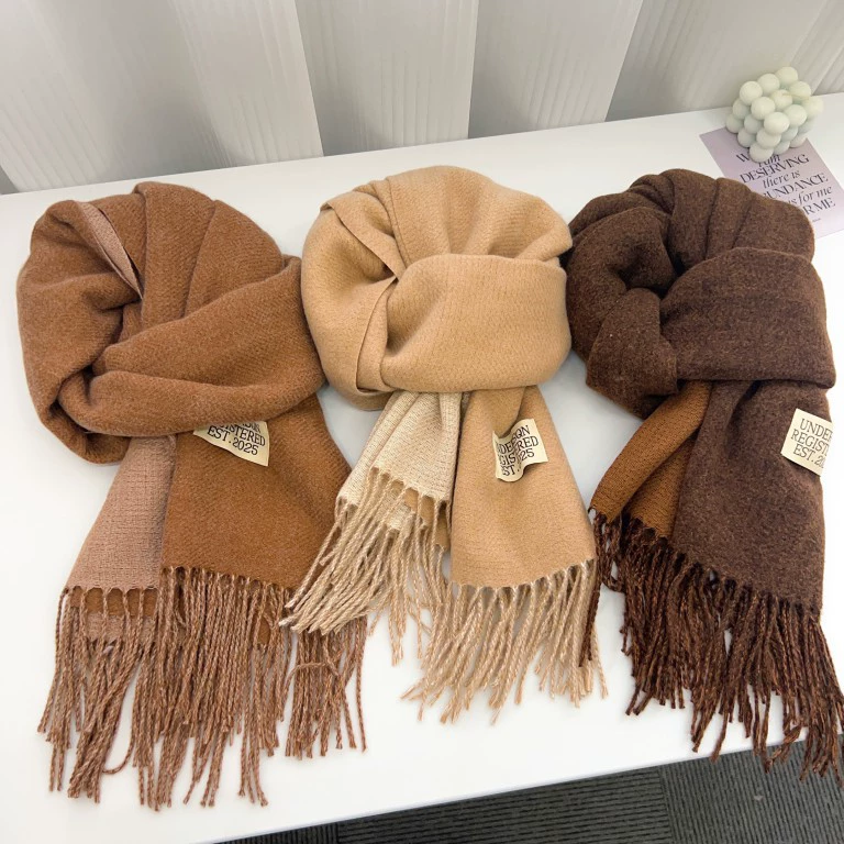 Solid Color Winter Scarf