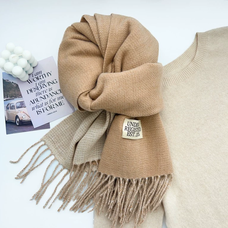 Solid Color Winter Scarf view 3