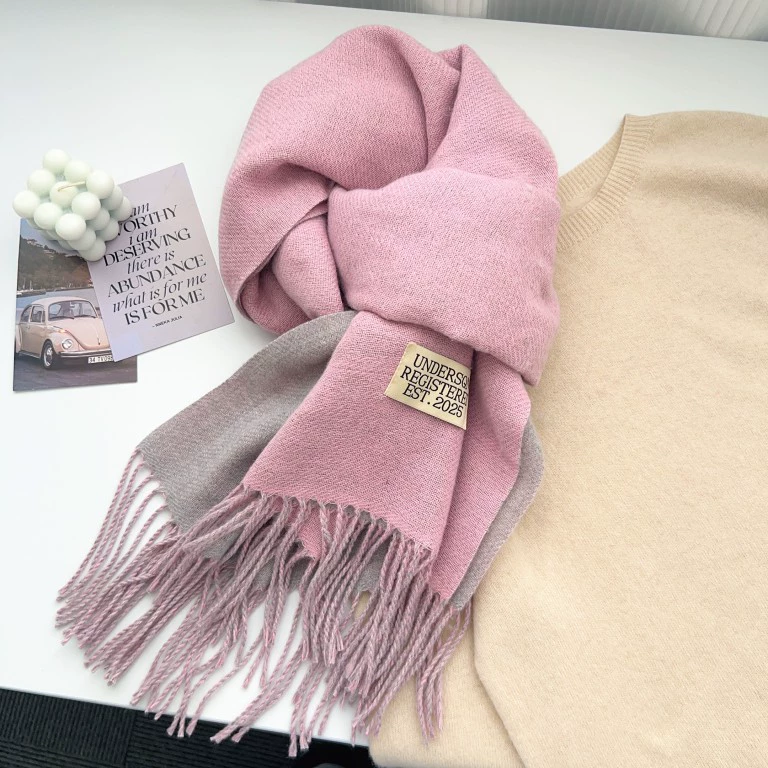 Solid Color Winter Scarf view 4