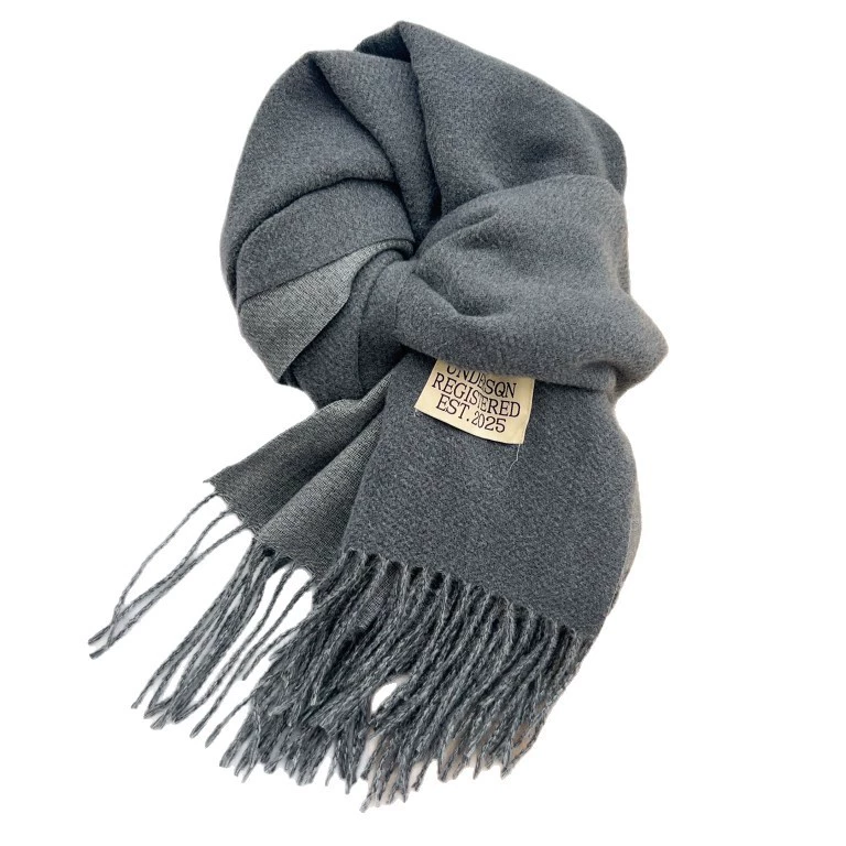 Solid Color Winter Scarf view 5