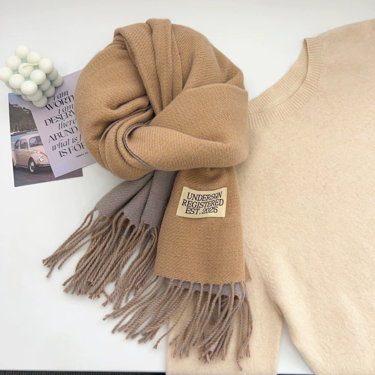 Solid Color Winter Scarf view 6