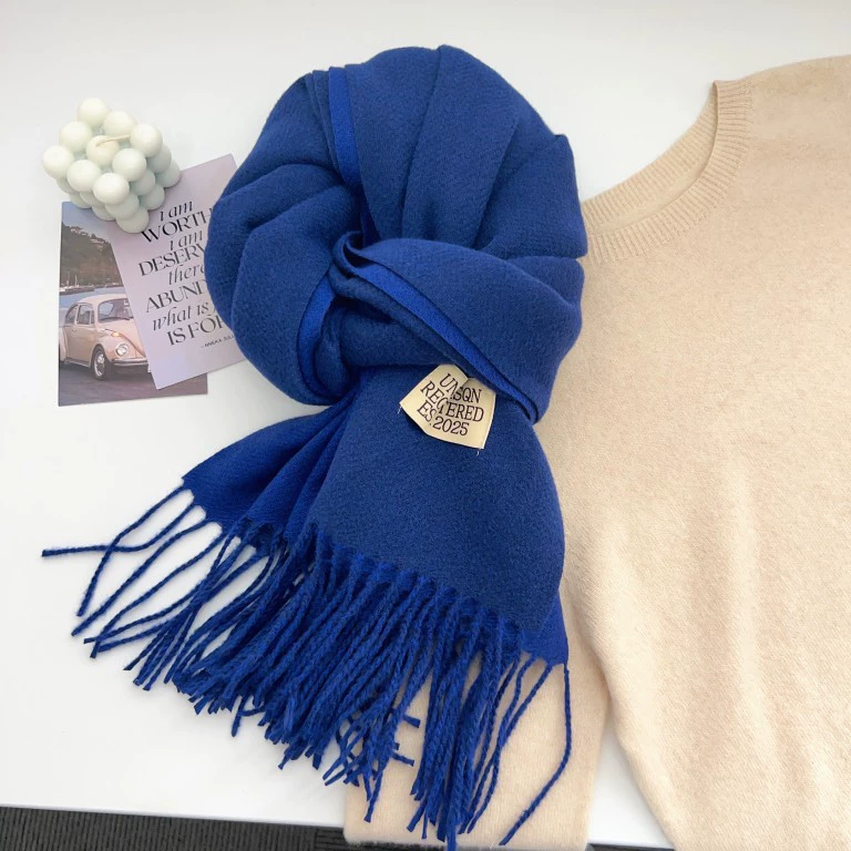 Solid Color Winter Scarf view 9