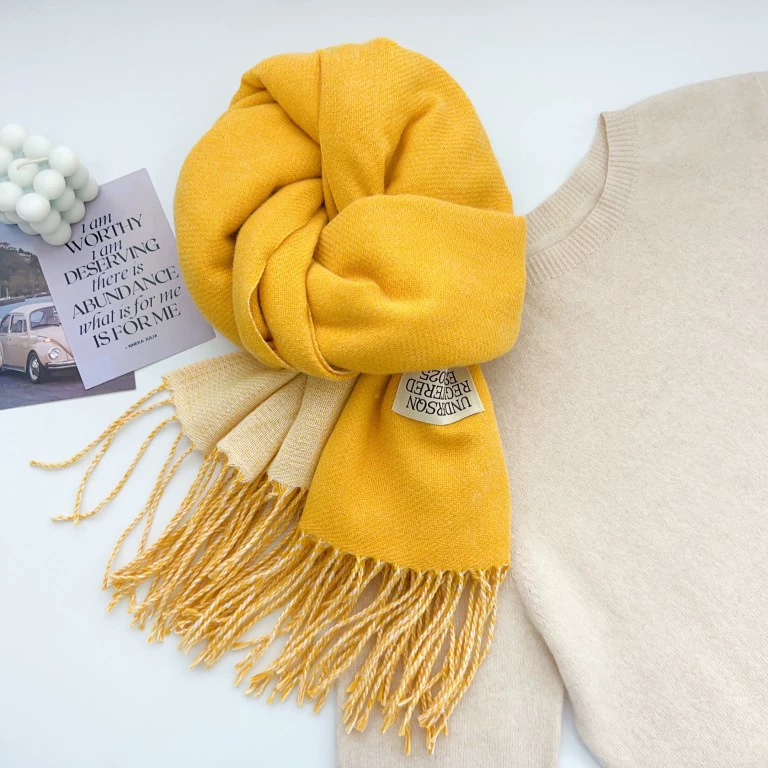 Solid Color Winter Scarf view 12
