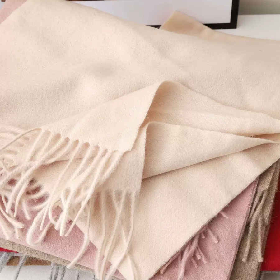 Solid Fringe Scarf view 4