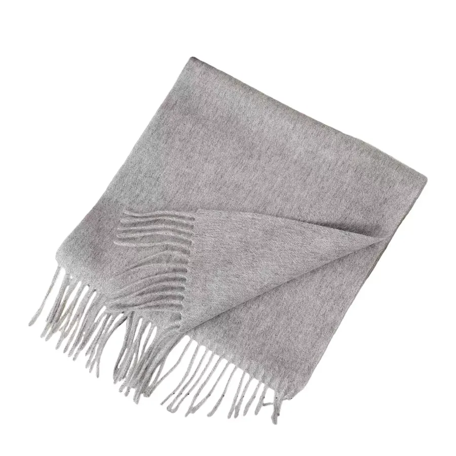 Solid Fringe Scarf view 5