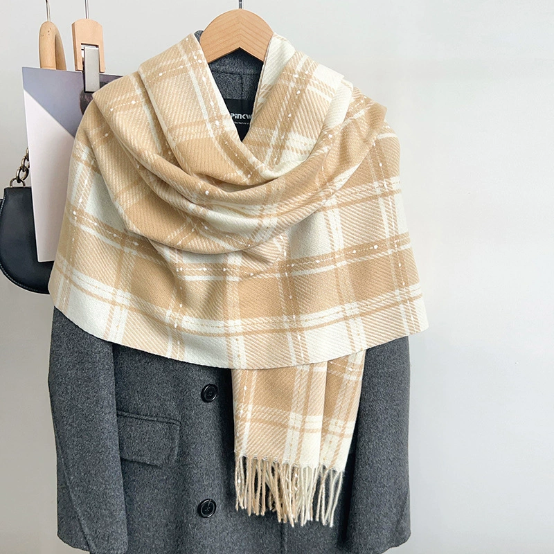 Plaid Winter Scarf view 2