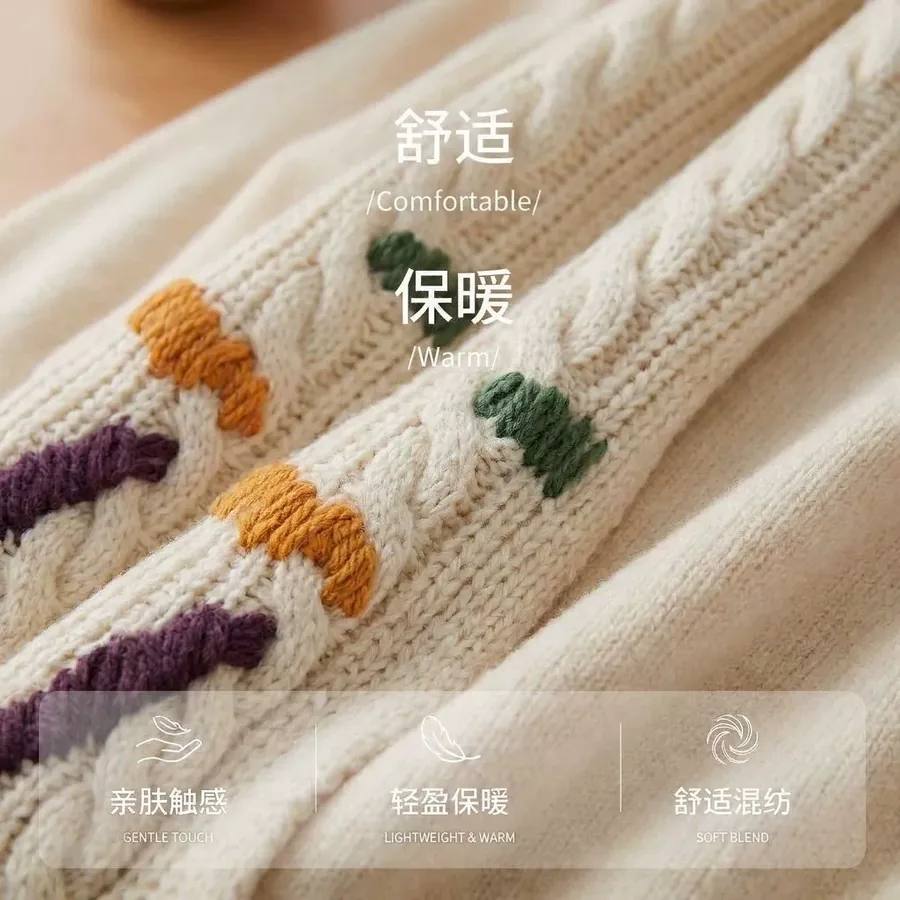 Jacquard Knit Scarf view 4