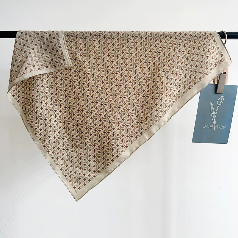 Vintage Herringbone Square Scarf view 2