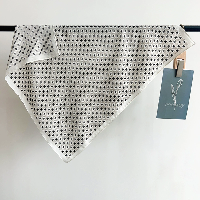 Vintage Herringbone Square Scarf view 3