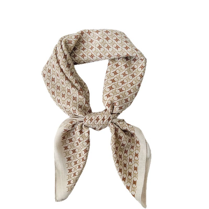 Vintage Herringbone Square Scarf view 5