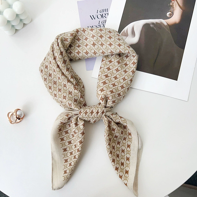 Vintage Herringbone Square Scarf view 7