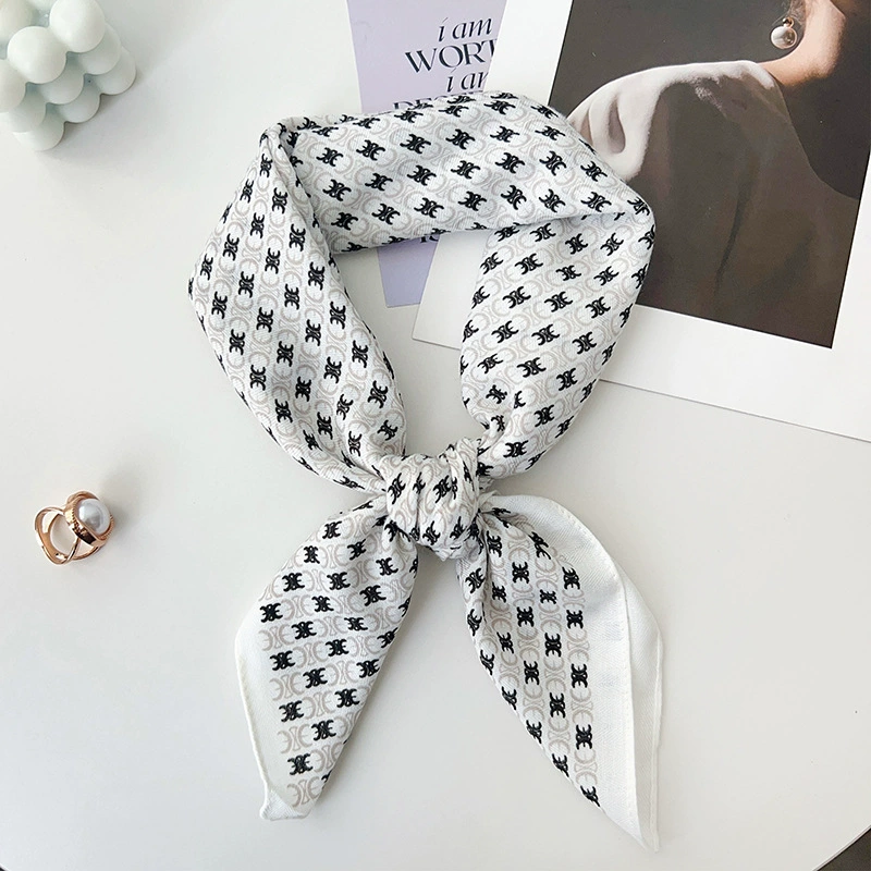Vintage Herringbone Square Scarf view 8
