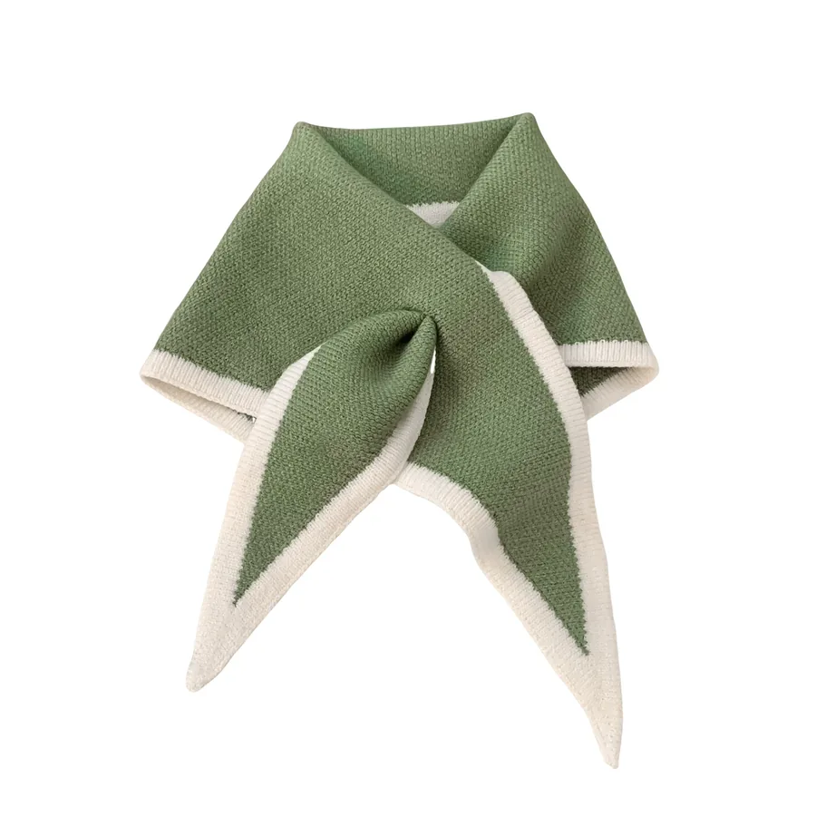 Knit Triangle Scarf view 5