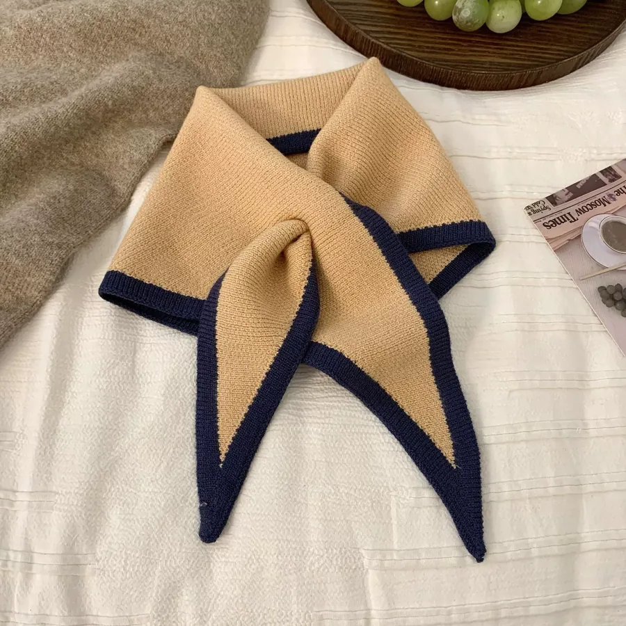 Knit Triangle Scarf view 8