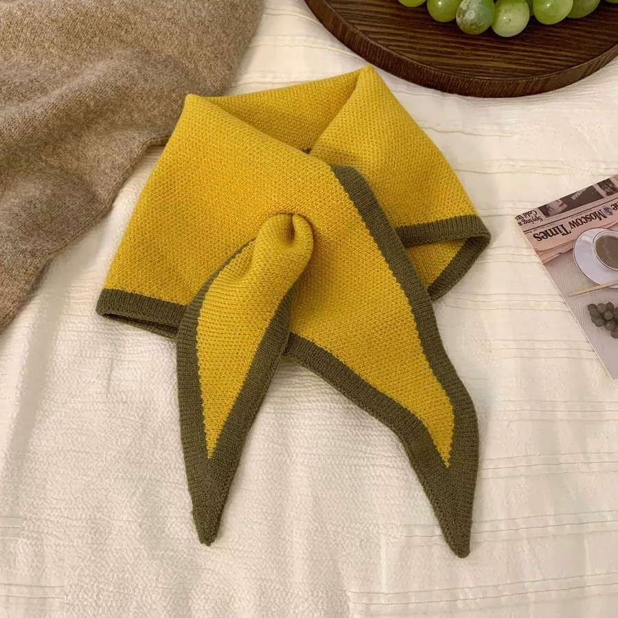 Knit Triangle Scarf view 10