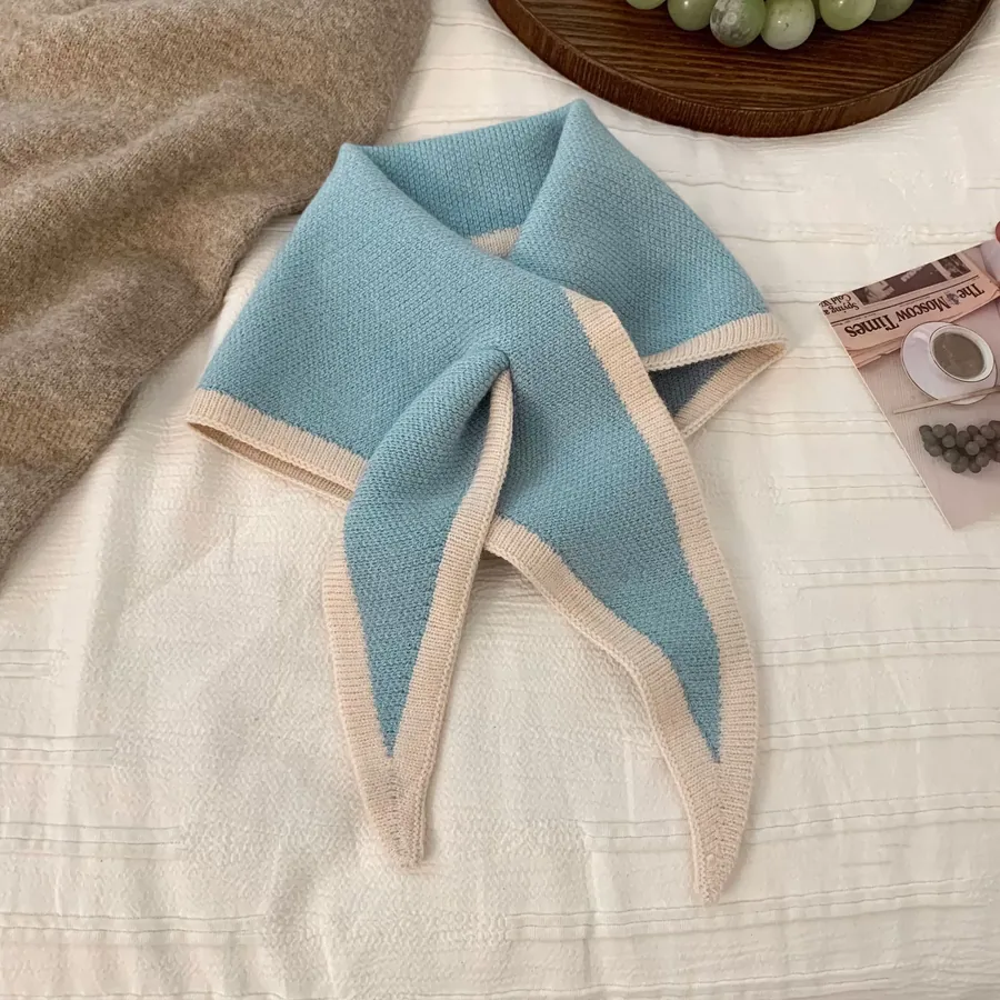 Knit Triangle Scarf view 12