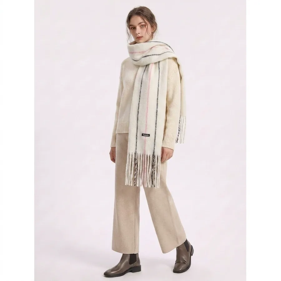 Solid Fringe Scarf