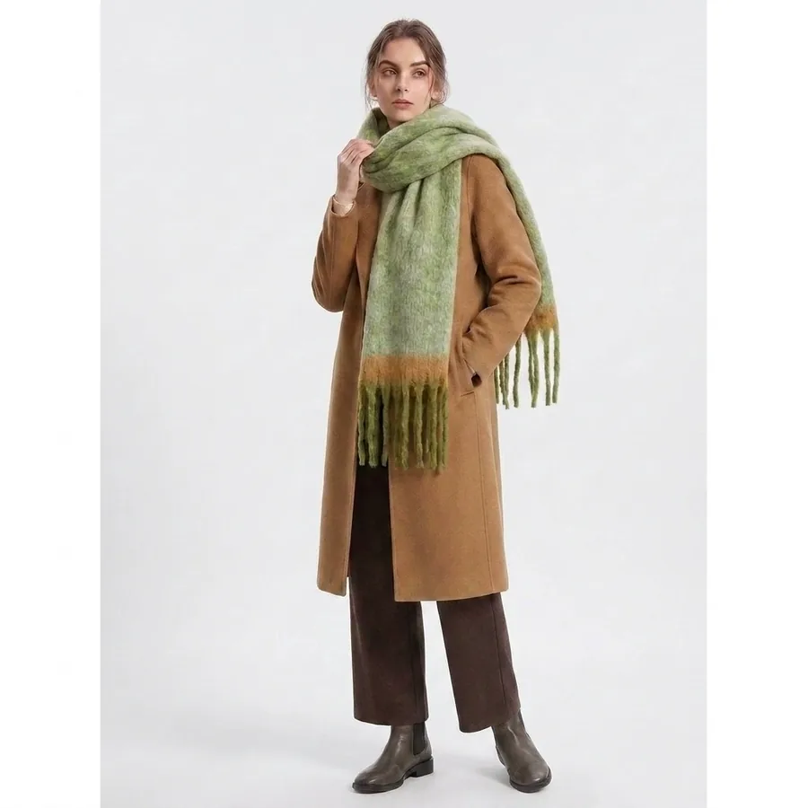 Mohair Fringe Scarf