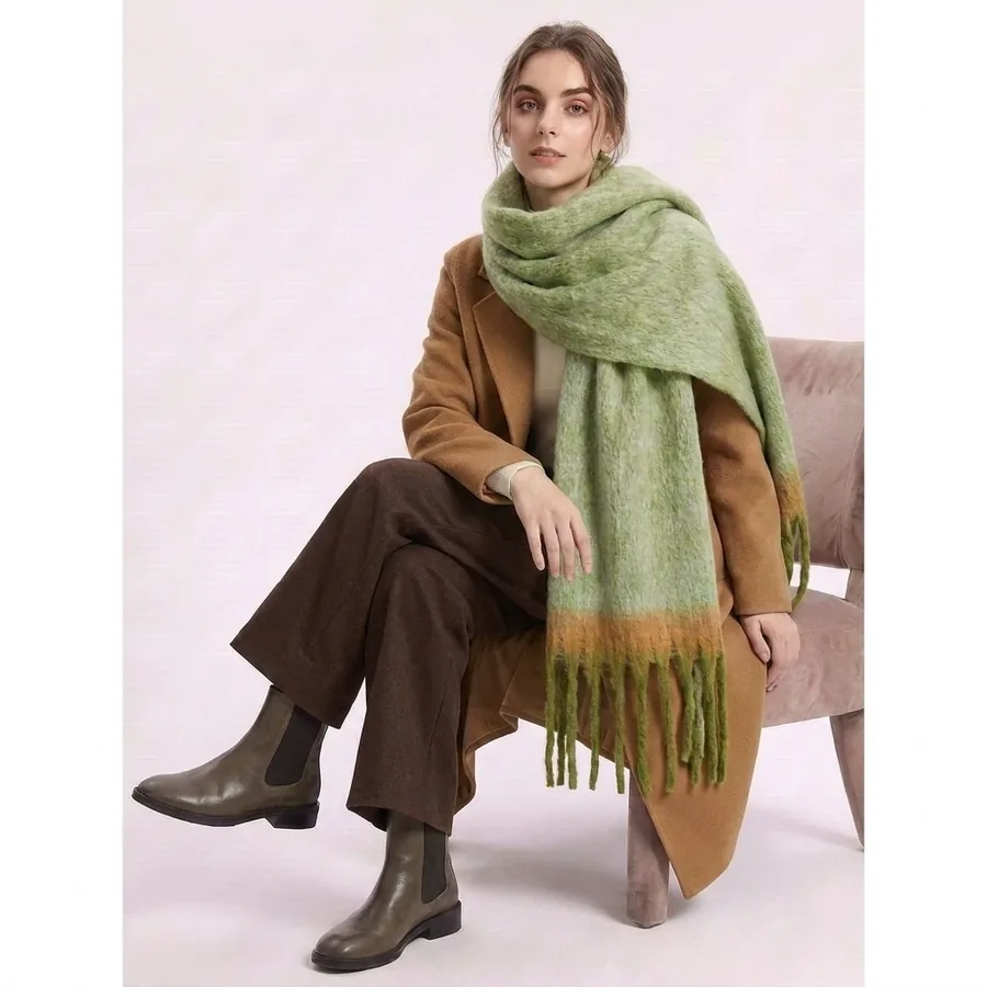 Mohair Fringe Scarf view 3