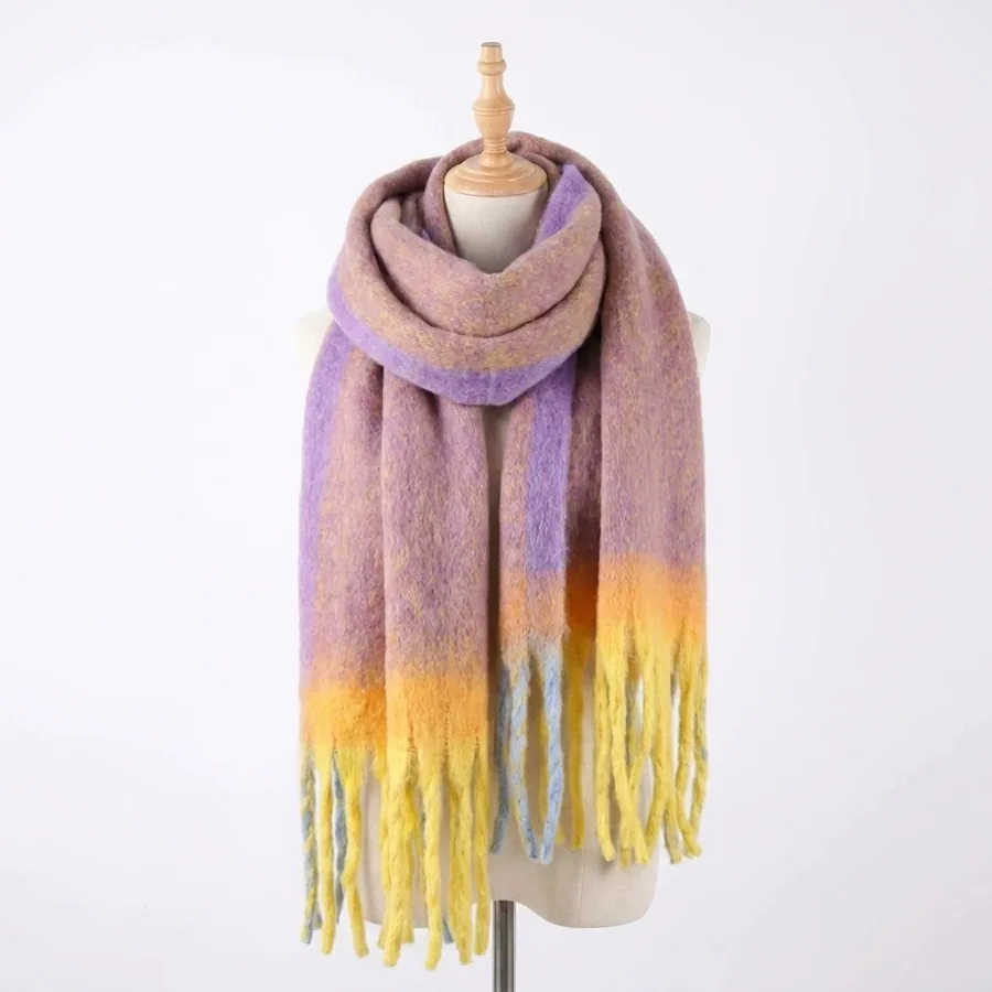 Mohair Fringe Scarf view 7
