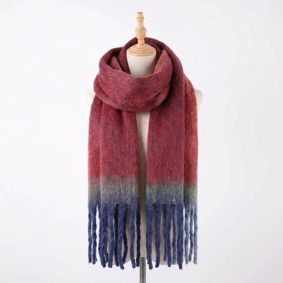 Mohair Fringe Scarf view 9