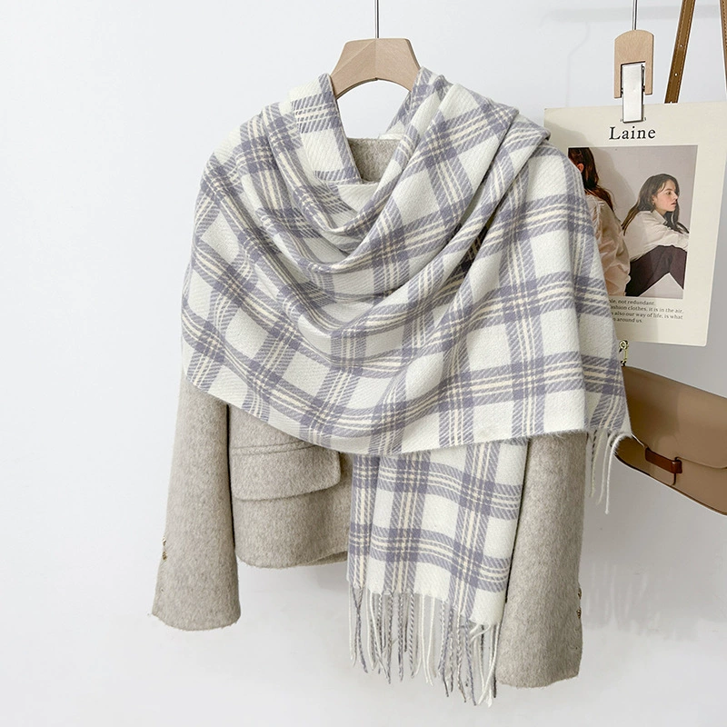 Plaid Fringe Scarf view 2