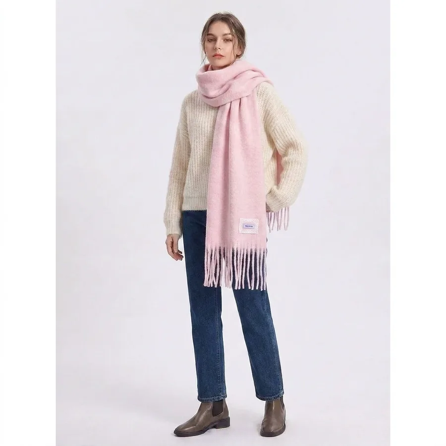 Wool Fringe Scarf