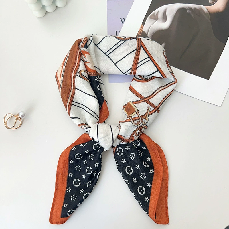 Vintage Chain Small Square Scarf view 4