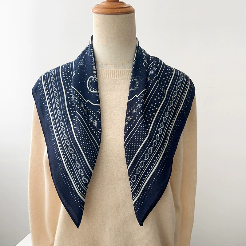 Retro Paisley Small Square Scarf