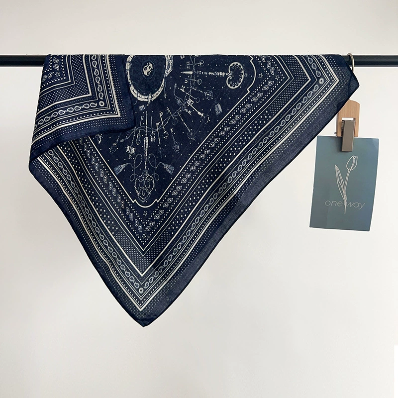 Retro Paisley Small Square Scarf view 3
