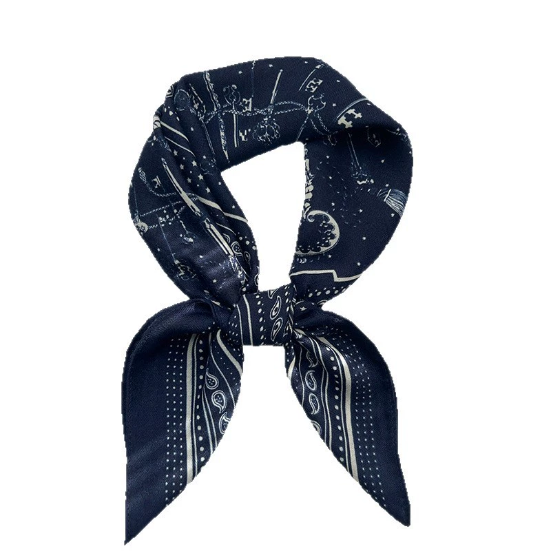 Retro Paisley Small Square Scarf view 5