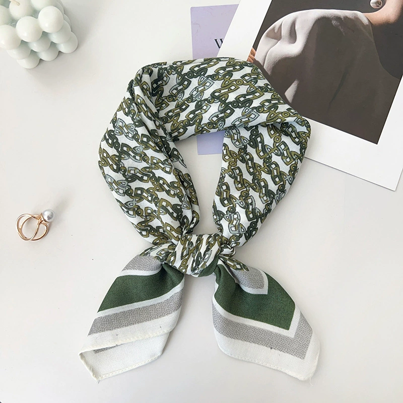 Colorful Chain Small Square Scarf view 7