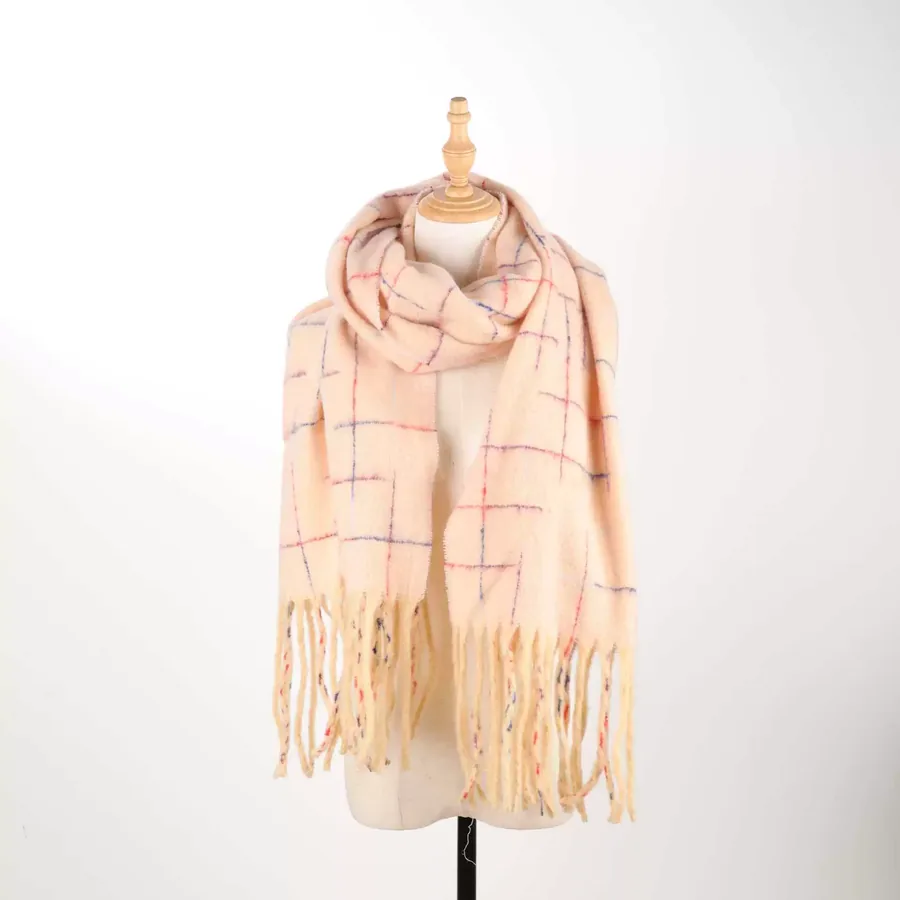 Solid Fringe Scarf view 8