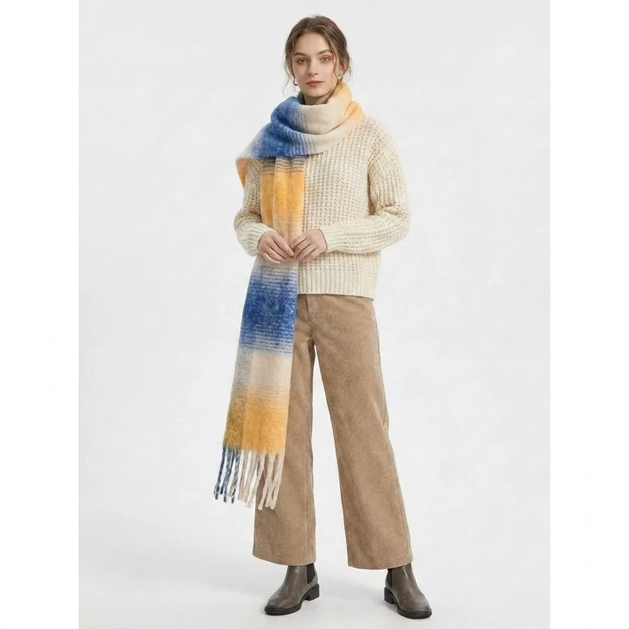 Mohair Fringe Scarf view 2