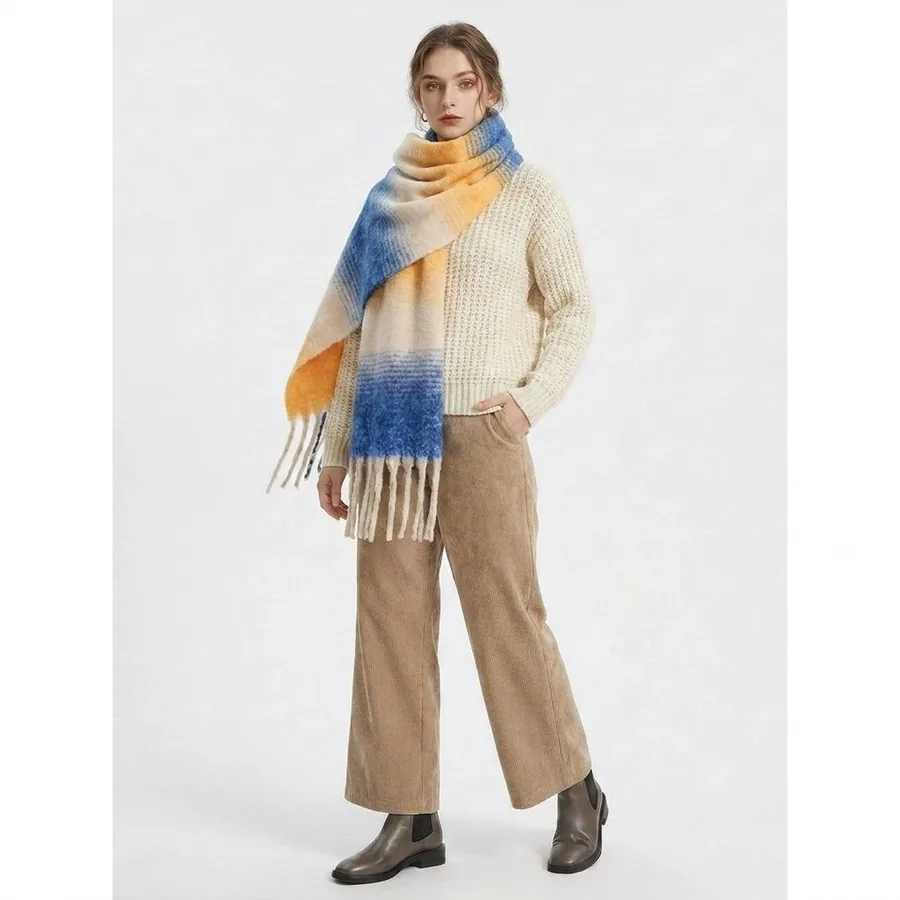 Mohair Fringe Scarf view 3