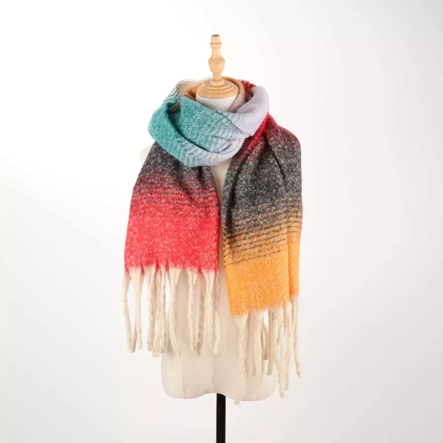 Mohair Fringe Scarf view 6