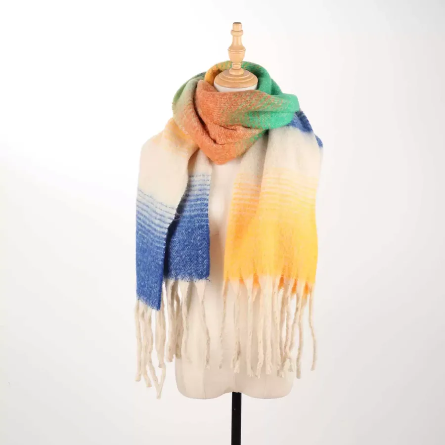 Mohair Fringe Scarf view 7