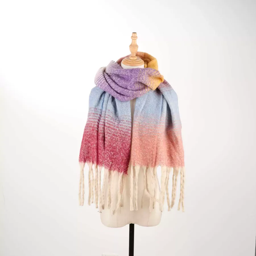 Mohair Fringe Scarf view 9