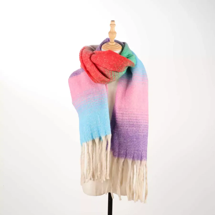 Mohair Fringe Scarf view 10