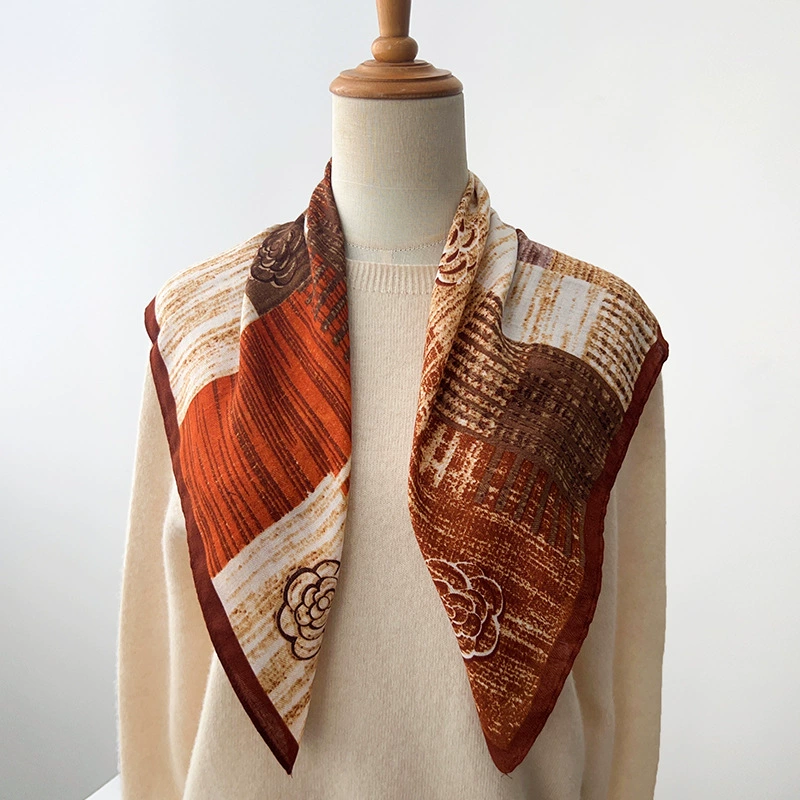 Camellia Small Square Scarf