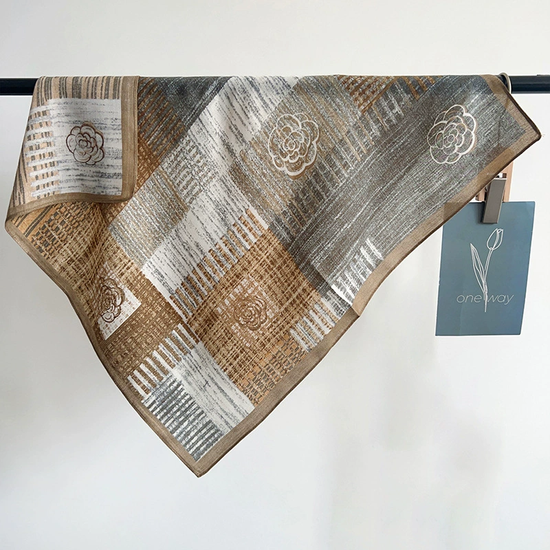 Camellia Small Square Scarf view 3