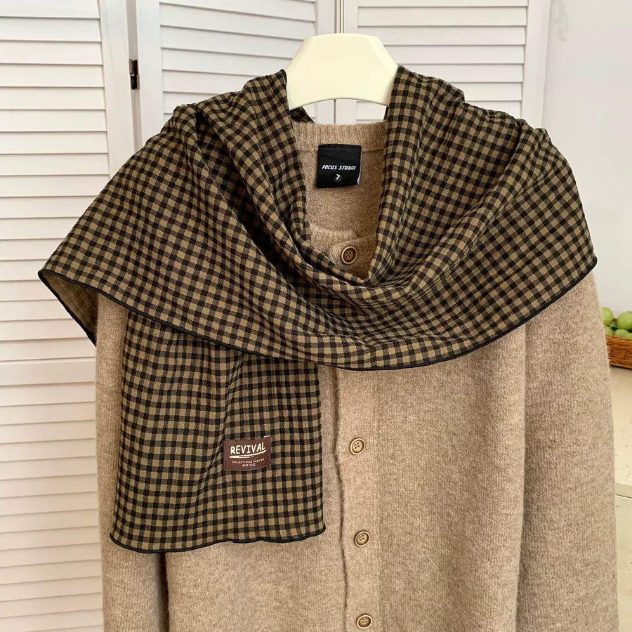 Cotton Linen Long Scarf view 3