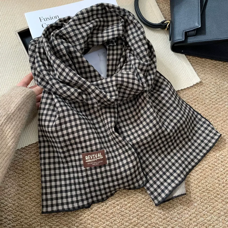 Cotton Linen Long Scarf view 9