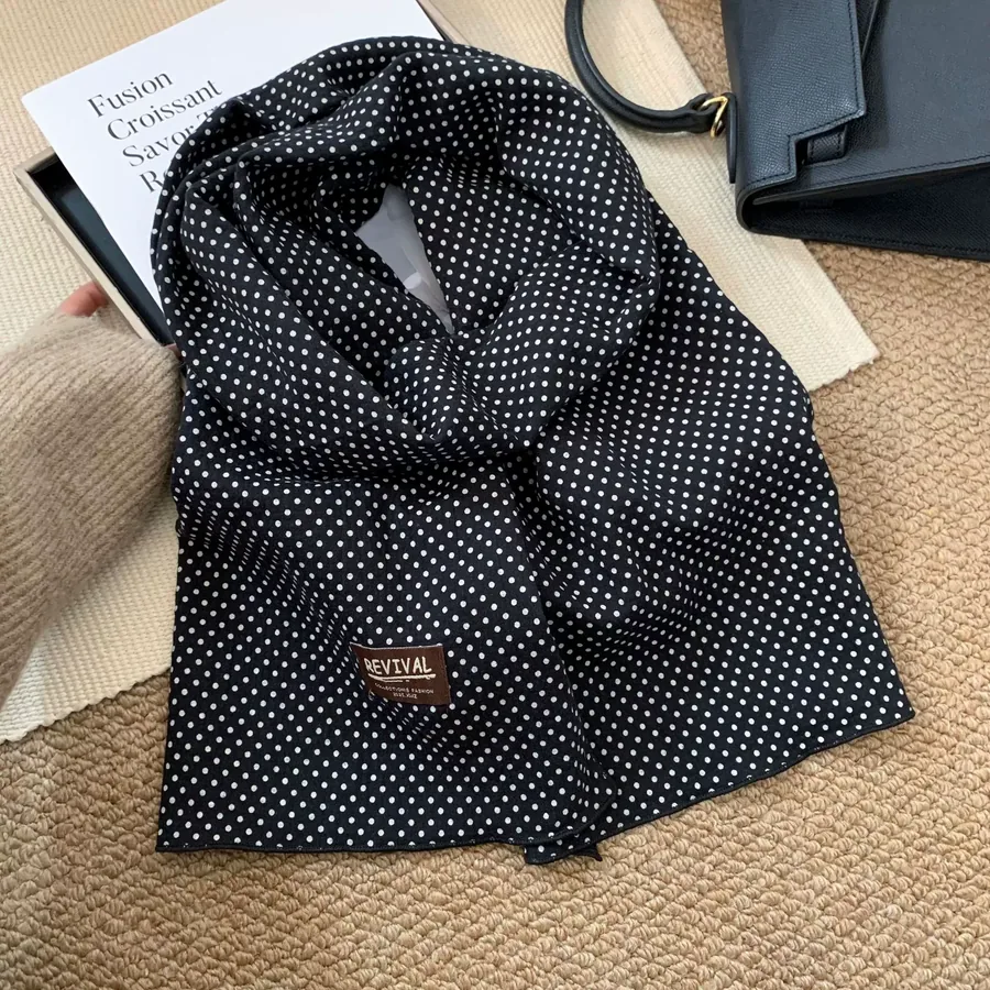 Cotton Linen Long Scarf view 10