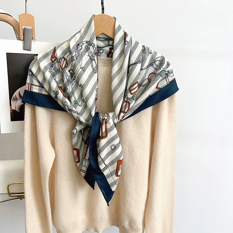 Chain Pattern Large Square Scarf view 2