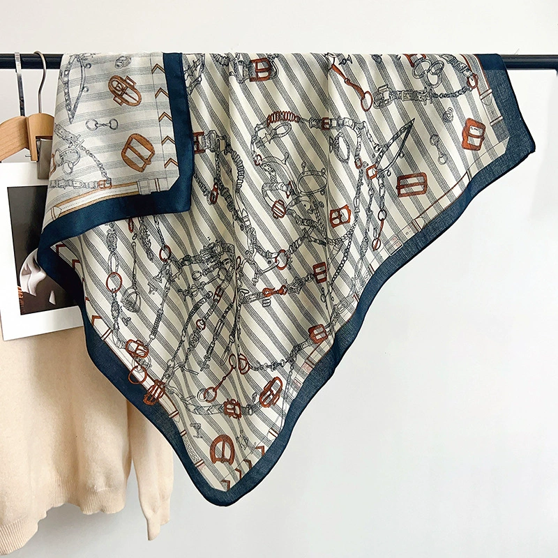 Chain Pattern Large Square Scarf view 7