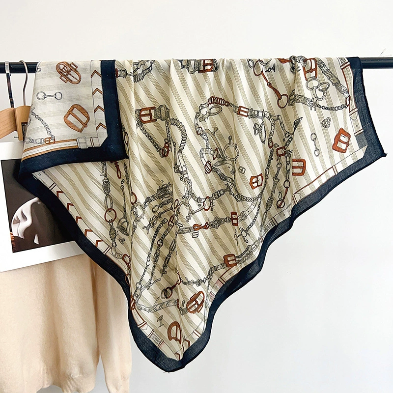 Chain Pattern Large Square Scarf view 8