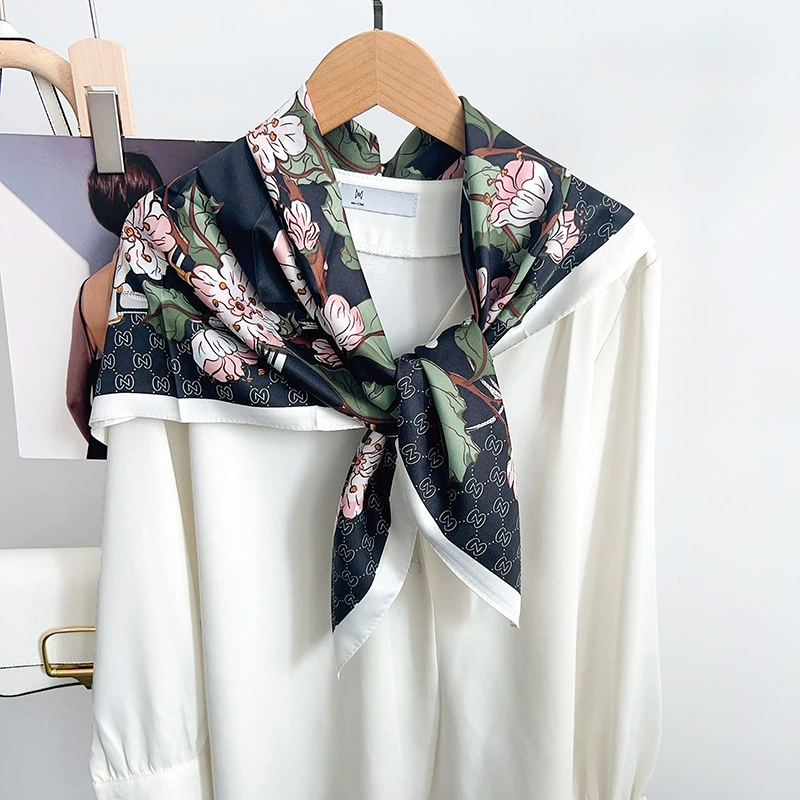 Floral 90cm Square Scarf