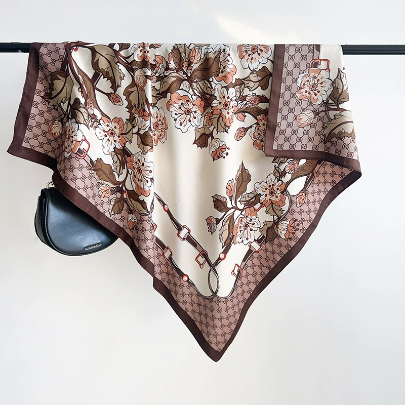 Floral 90cm Square Scarf view 4